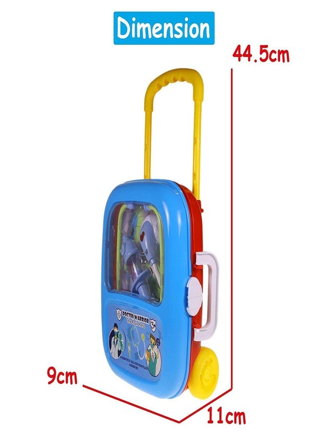 WAKTORO Trolly Doctor Set with Light & Sound Effects with Suitcase Toy for Child - Image 2